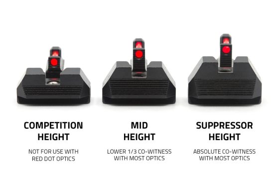 Steel City Arsenal Mid Height Sights for Glock G19/17 - Image 3