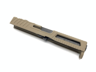 V1 Slide and Barrel for G19 Gen5 Pistols, Nomad Defense, FDE and Black